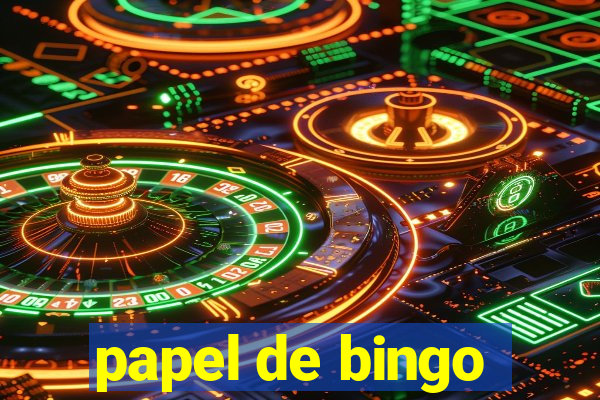 papel de bingo